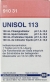 UNISOL indicator solution 113, pH 1-13, 100 ml, incl. colour scalcelld measuring cell UN 3316, 9, II, (E)