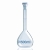 Volumetric flasks, boro 3.3, class A, blue graduations