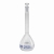Volumetric flasks, DURAN<sup>®</sup>, class A, blue graduation, with hollow glass stopper