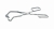 Probenzange, 18/10-Stahl