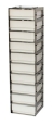 Chest freezer racks, comfort, stainless steel, for boxes with 130 mm height