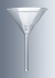 Funnels, borosilicate glass 3.3