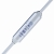 Volumetric pipettes, soda glass, class AS, 1 mark, blue graduated