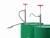 Barrel pumps, stainless steel, with rigid dispensing tube
