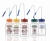 Safety wash bottles, wide mouth, series 303, PE-LD