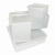 Storage boxes, PE-HD with tightly closing PE-LD lid
