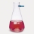 Filter flasks, Erlenmeyer shape, borosilicate glass 3.3, with PP olive