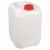 Jerrycans, PE-HD, with tamper-evident cap