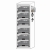 Säuren- und Laugenschränke SL-CLASSIC mit Flügeltüren, 6 Tablarauszüge