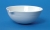 Evaporating dishes with round bottom, porcelain, medium form
