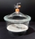 Exsikkator, Kalk-Natron-Glas, mit Deckel, Glashahn und Porzellanplatte