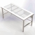 Cleanroom tables high- adjustable with perforated worktop