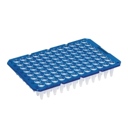 Eppendorf twin.tec&reg; PCR Plate 96, teilbar, unskirted, teilbar, 250 &micro;L, PCR clean, blau, 20 Platten