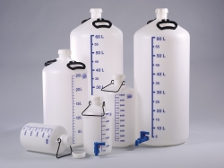 Vorratsflasche mit/ohne Gewindestutzen