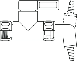 Auslaufwinkel mit Reduziertülle