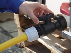 Auslaufhahn IBC Schlauchverschraubluss