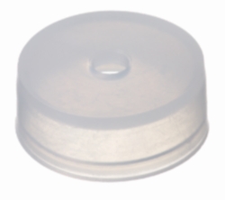 Kappen ND20, PE, transparent, für DIN Rolrand