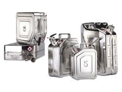 Sicherheitskanister aus Edelstahl