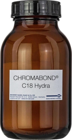 CHROMABOND Sorbent C18 Hydra pack of 100 g in glass container