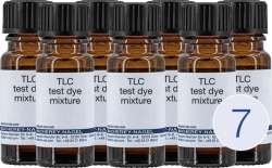 Collection of the 7 individual components of test dye mixture 2, dissolved in chloroform pack of 7 x 8 ml UN 3316 Chemical Kit