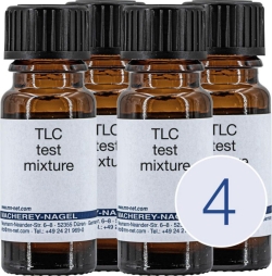 Collection of the 4 individual components of the amino acid test mixture pack of 4 x 8 ml