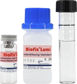 BioFix Lumi luminous bacteria in Acc. DIN EN ISO 11348-2 packed with 20 vials, 20 determinations each vial liquid-dried,