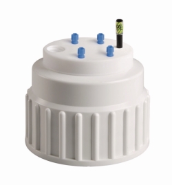 SafetyWasteCap 83B (für Nalgene-Flaschen) 4 x 3,2/2,3mm AD, mit Erdungsanschluss