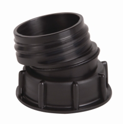 Winkeladapter für Kanister elektrisch leitfähig S60 (w) auf S60 (m)