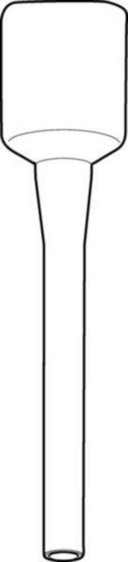 Eppendorf Reference 2 Ejector sleeve, fixed, 2 &micro;L, color code: dark gray