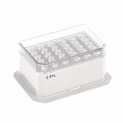 Blocks for benchtop shaking incubators, with clear rack and cover