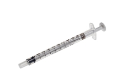 Oral syringes, 1ml, transparent divided into 0.02ml pack of 5x100