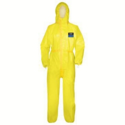 Overall 3B chem classic, PP/PE, yellow, with hood model 9881, type 3B, size XXL