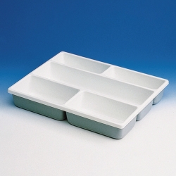 Schalen mit F&auml;chern, PVC