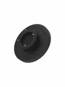 VACUU·LAN® Anschlusselement A5: Grundplatte mit Spanplattenschrauben, mit Rohransatz DN 10/8mm, Gewinde M35x1,5mm für Grundelem