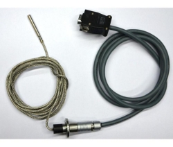 Temperature measurement with flexible Pt 100 sensor and digital specimen temperature display
