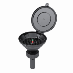 Sicherheitstrichter mit Füllstandskontrolle, PE-HD, elektrisch ableitfähig, Schwimmer 190 mm