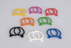 Bottle Tag, GL45, Multipackung, bestehend aus 2x blau, 2x lila, 2x grün, 2x rot, 2x orange, 2x gelb, 2x schwarz, 2x weiß, VE=16