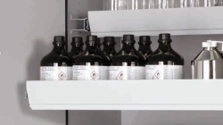 Pull-out tray standard 60kg 29L RAL7035 Q90 S90 1200mm