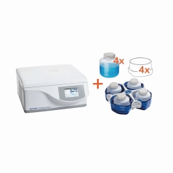Benchtop centrifuges 5910 Ri (General Lab Product) with rotor S-4xUniversal, incl. universal buckets, adapters and bottles