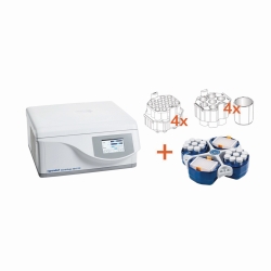 Benchtop centrifuges 5910 Ri (General Lab Product) with rotor S-4xUniversal, incl. universal buckets, adapters for tubes and bo