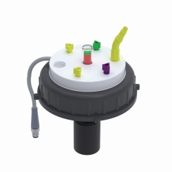 b.safe Waste Caps S 95, PE, mit elektronischer Füllstandskontrolle