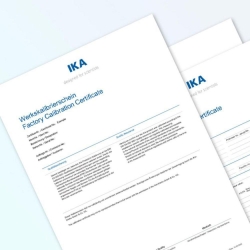Proprietary calibration certifikate acc. to EN ISO 9001