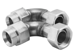 Elbow fittings 90° M30x1.5 inside/ outside pack of 2