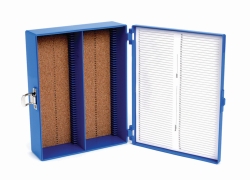 Microscope slide boxes, ABS, for large slides