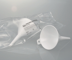 Disposable funnels, Bio PE, white