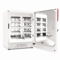CO<sub>2</sub> incubators CBF-OZ, with cell therapy compartmentalization, humidity and O<sub>2</sub> control