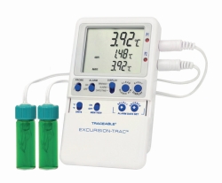 Temperature data logger Traceable<sup>®</sup> Excursion-Trac™, with 2 vaccine bottle probes