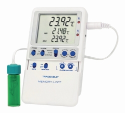 Temperature data logger Traceable<sup>®</sup> Memory-Loc™, with 1 vaccine bottle probe