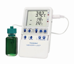 Temperature data logger Traceable<sup>®</sup> Memory-Loc™, with 1 bottle probe