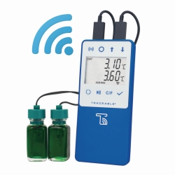Wireless Temperature data logger TraceableLIVE<sup>®</sup>, with 2 bottle probes